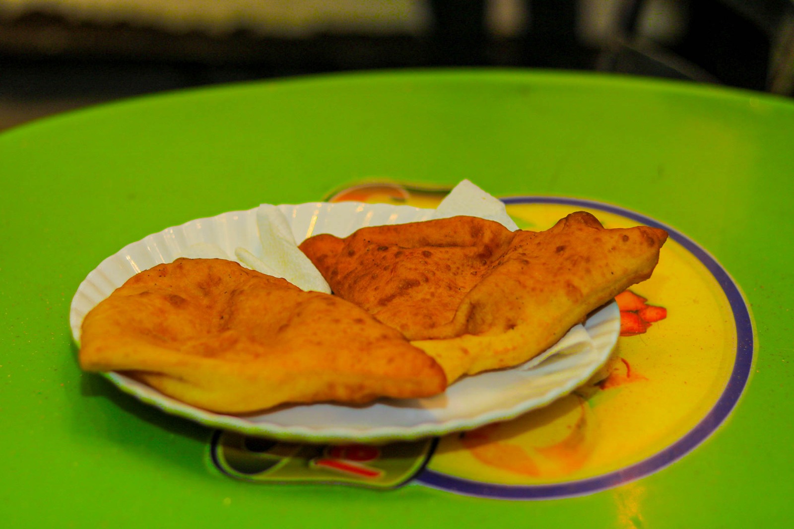 Freshly fried mandazi and half-cakes